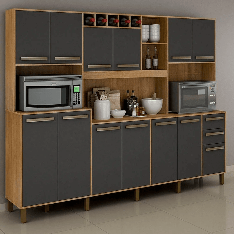 Armário para Cozinha 12 Portas- Cozzy™