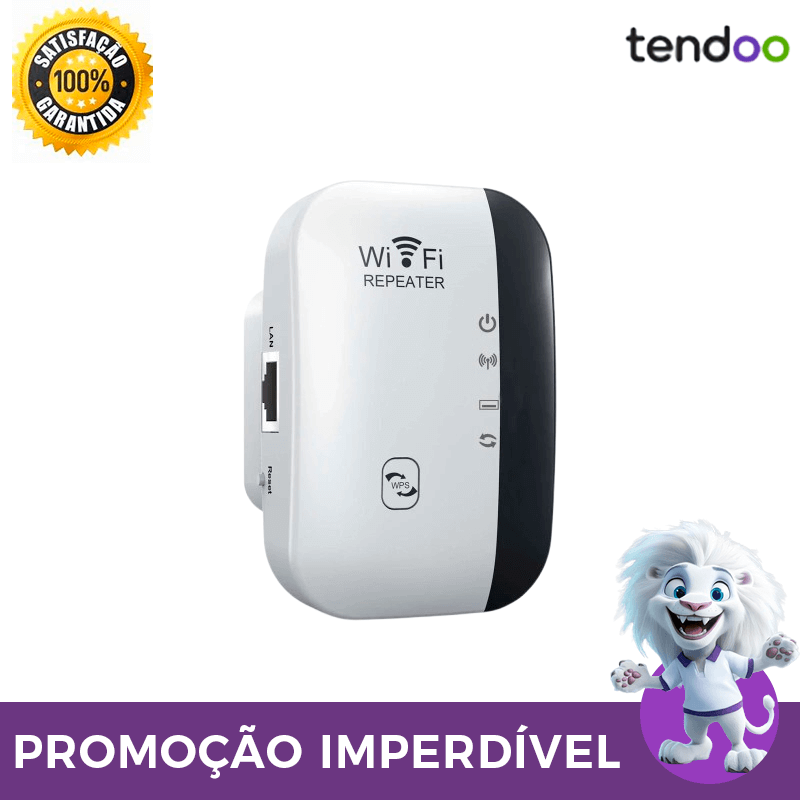 Ampliador de Sinal Wi-Fi Portátil - ClearNet™