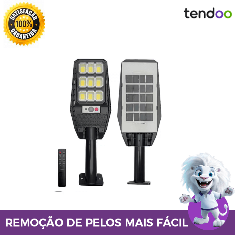 Luminária LED com Placa Solar - Sunergy™