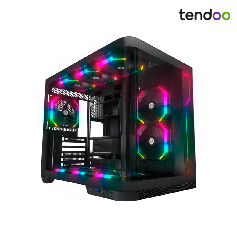 Gabinete com Vidro Curvado - AeroGlass™