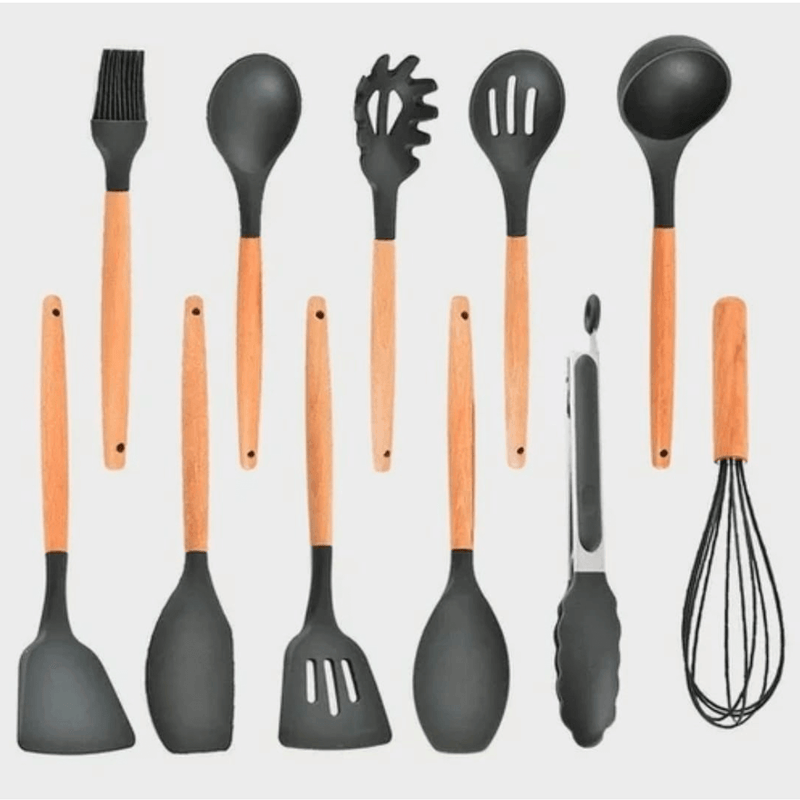 Kit 12 Peças Utensílios de Cozinha - CozzyKit™