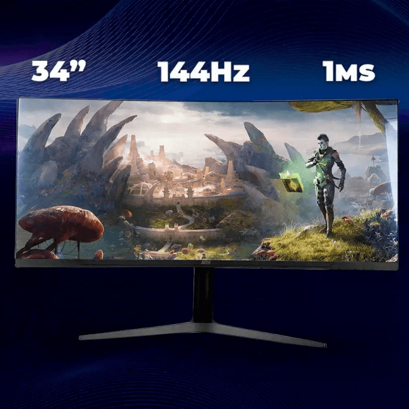 Monitor Gamer Tela Curva Ultra Wide - Curvion™