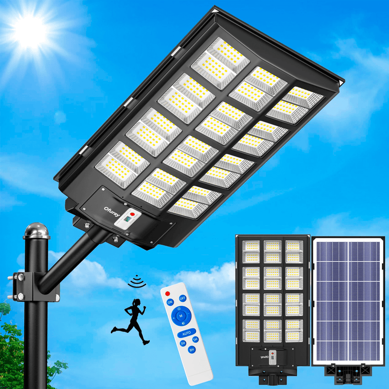 Luminária LED com Placa Solar - Sunergy™