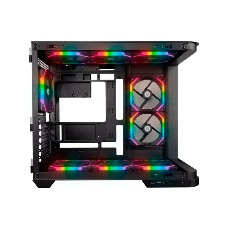 Gabinete com Vidro Curvado - AeroGlass™