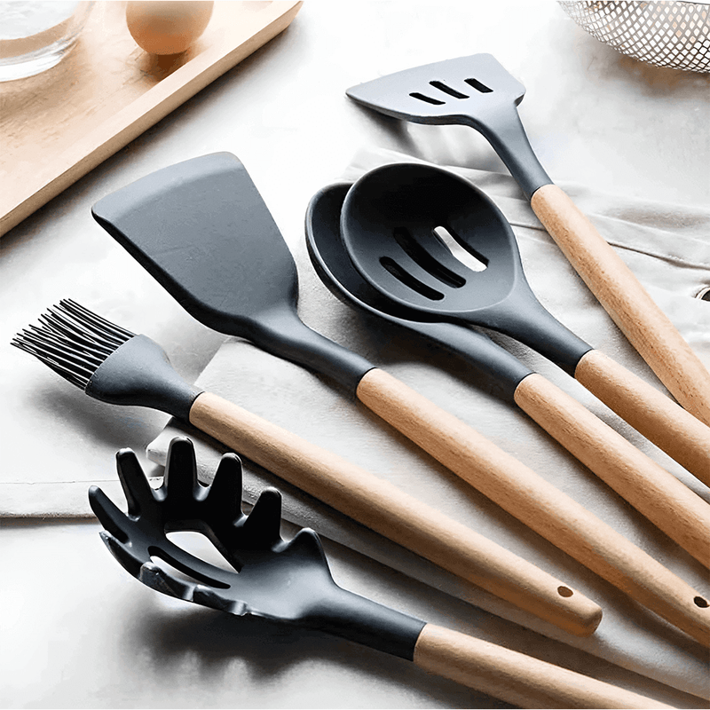 Kit 12 Peças Utensílios de Cozinha - CozzyKit™